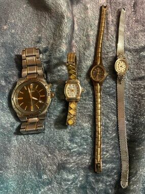 Seiko Men's Watch, 3 Women’s Vintage Watches